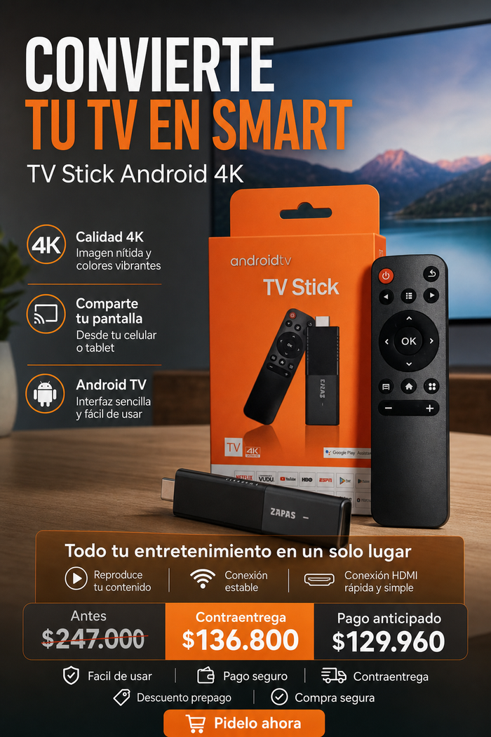 TV Stick Android 4K 3