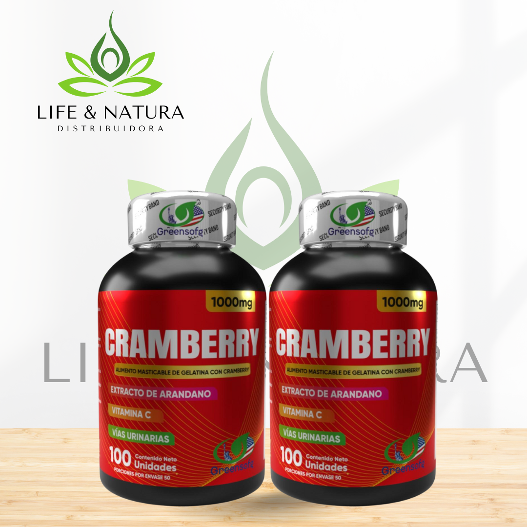Cramberry softgel con invima x2