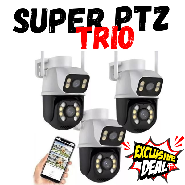 C013 Camaras Trio “Visión Total” PTZ