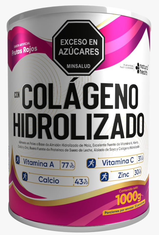 COLAGENO HIDROLIZADO FRUTOS ROJOS 100 gr