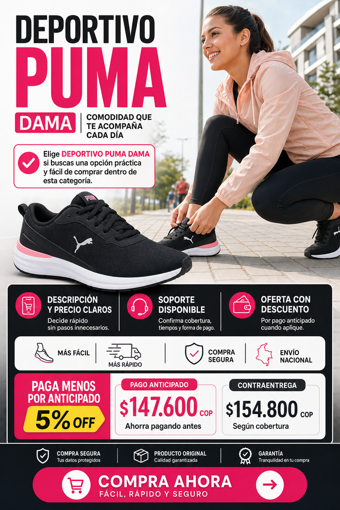 DEPORTIVO PUMA DAMA 2