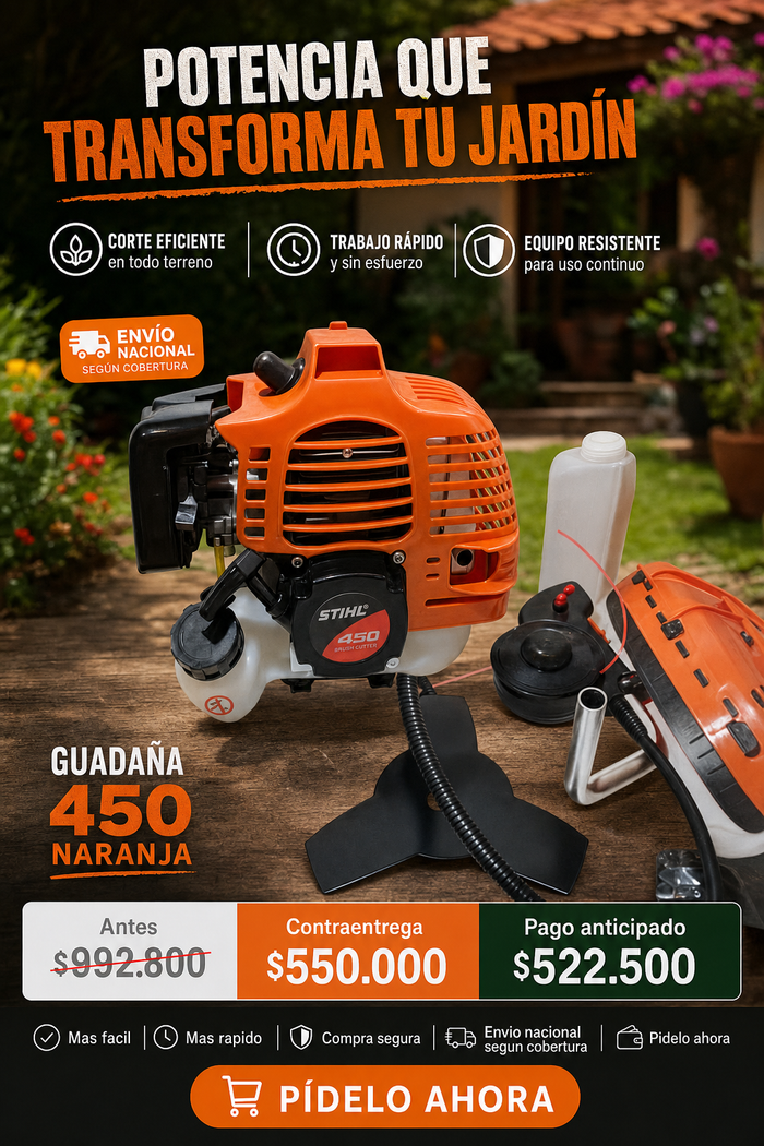 GUADAÑA 450 NARANJA 2