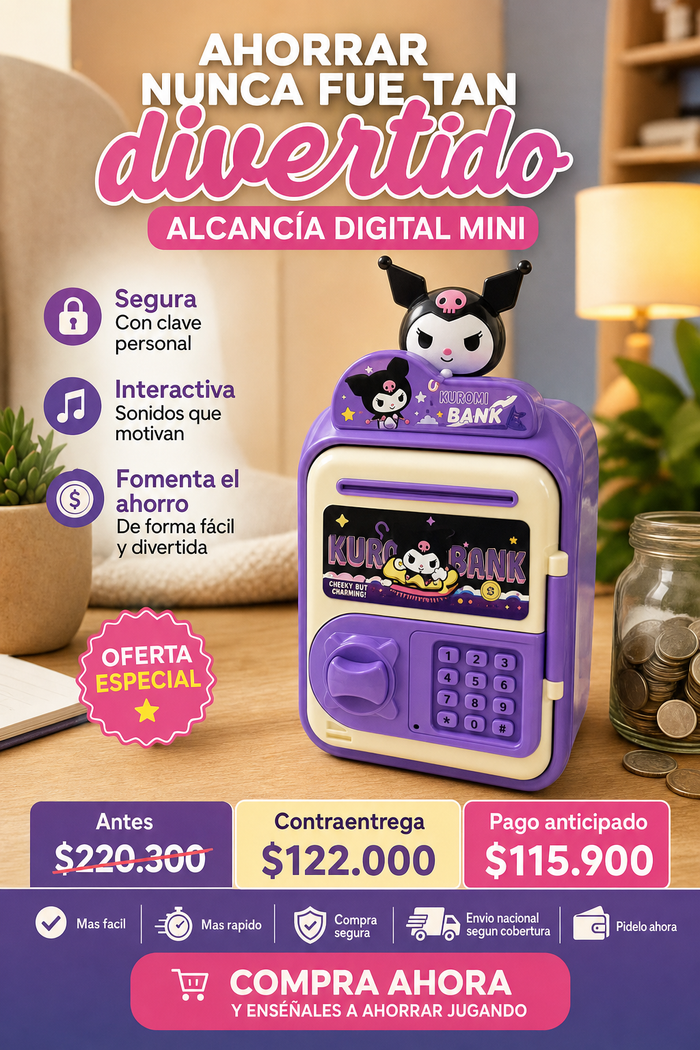 Alcancía  digital mini 2