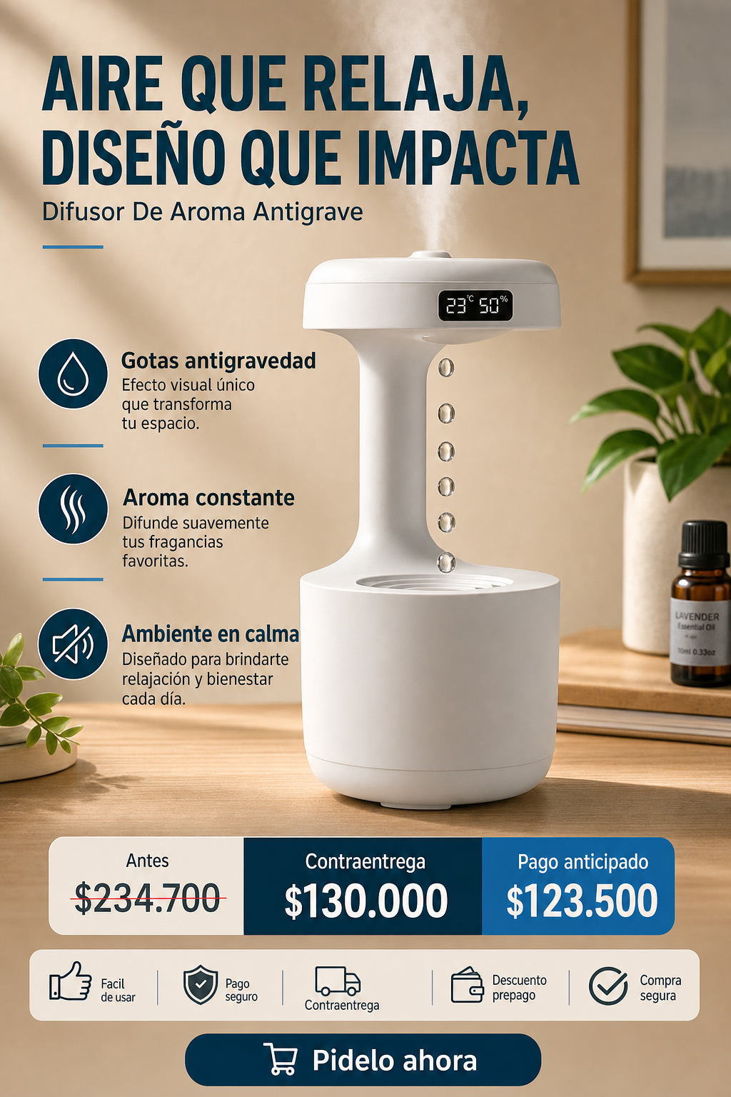 Difusor De Aroma Antigrave