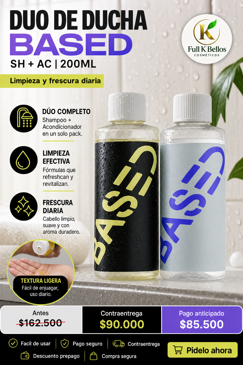 BASED Shower Duo SH+AC 200ML