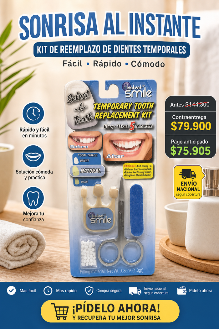 Kit de reemplazo de dientes temporales d 2