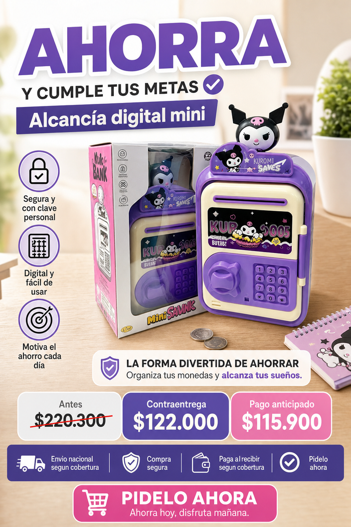 Alcancía  digital mini 3