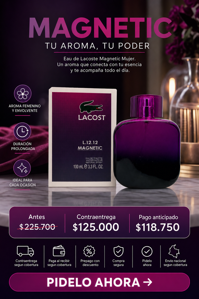 Perfume Eau de Lacoste Magnetic - Mujer 3
