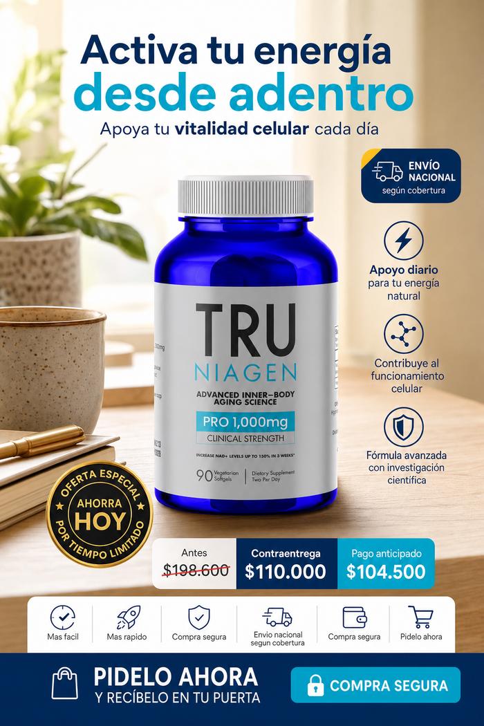 Tru Niagen  Potenciator Nad+ Antienvejec 2