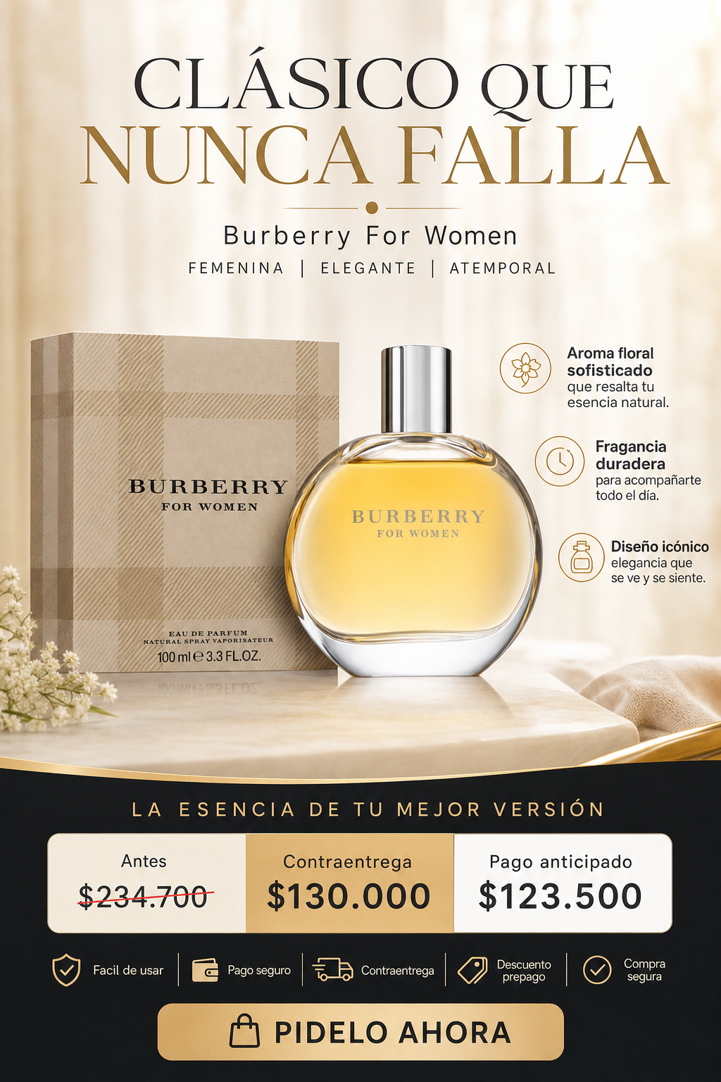 Perfume Burberry Clasico For Woman