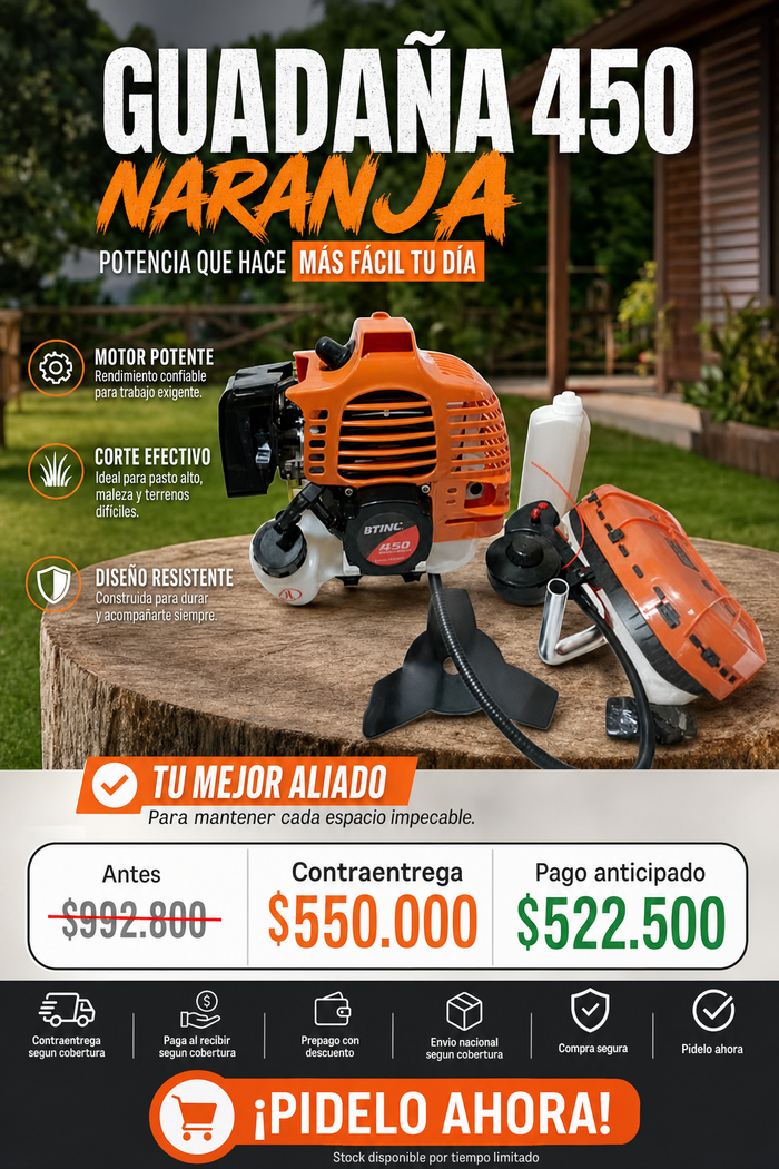 GUADAÑA 450 NARANJA 3