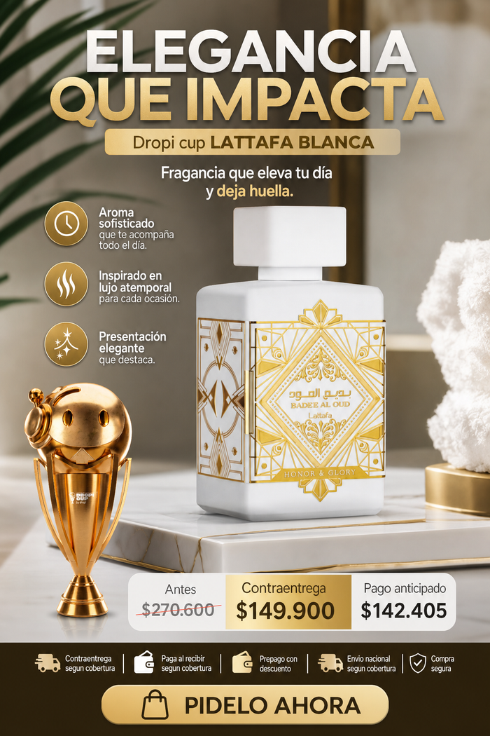 Dropi cup LATTAFA BLANCA 3