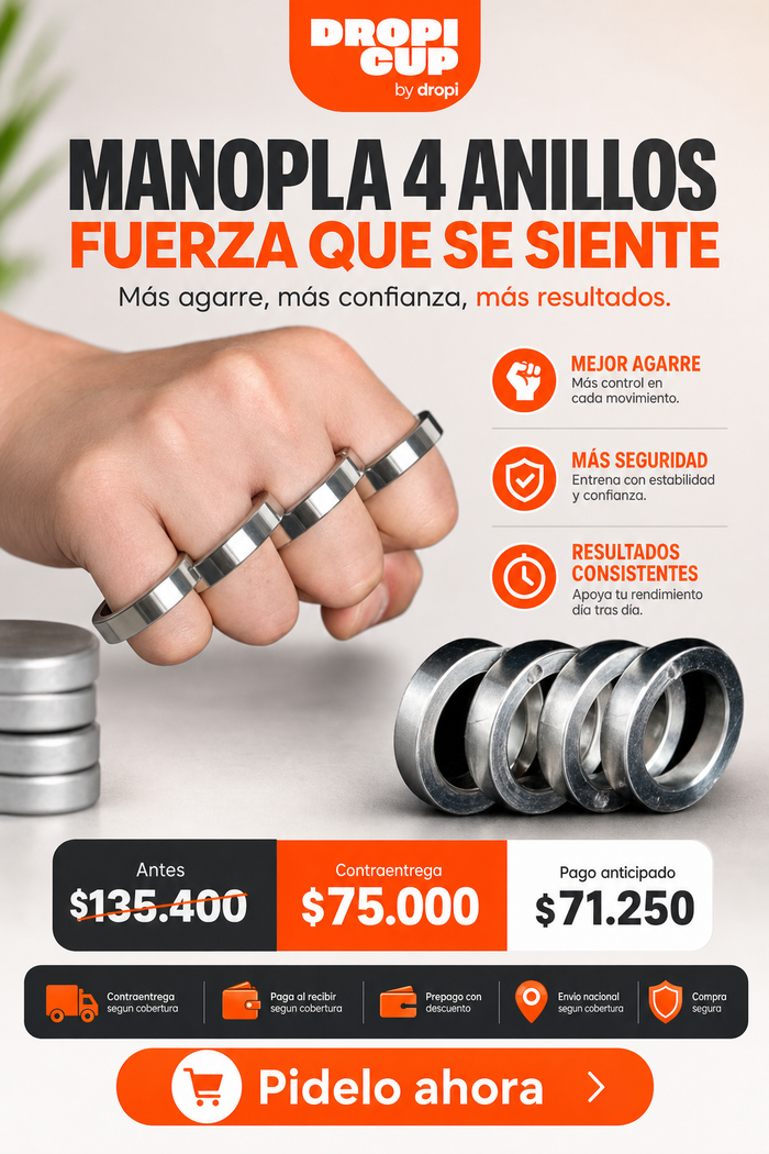 MANOPLA 4 ANILLOS  Dropi Cup 3