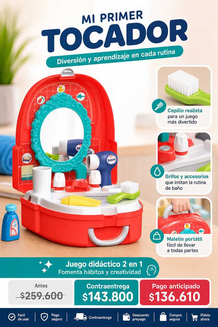 Maletin Tocador Set De Baño 7F702