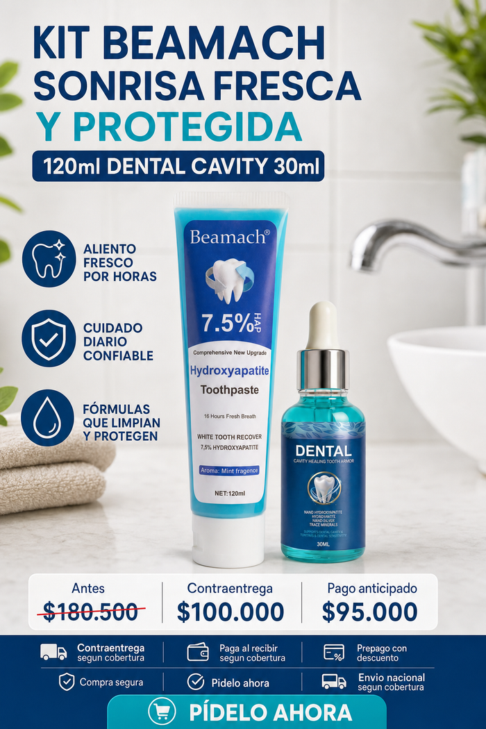 KIT BEAMACH  120ml DENTAL CAVITY 30ml 3