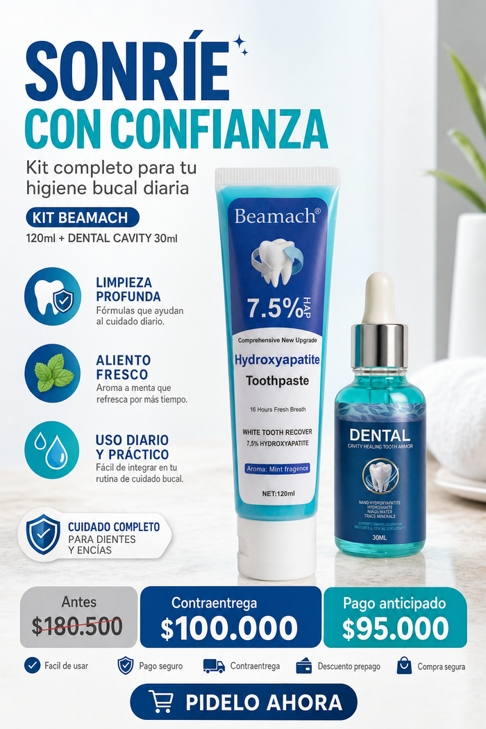 KIT BEAMACH  120ml DENTAL CAVITY 30ml