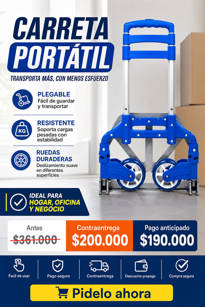 CARRETA PORTÁTIL