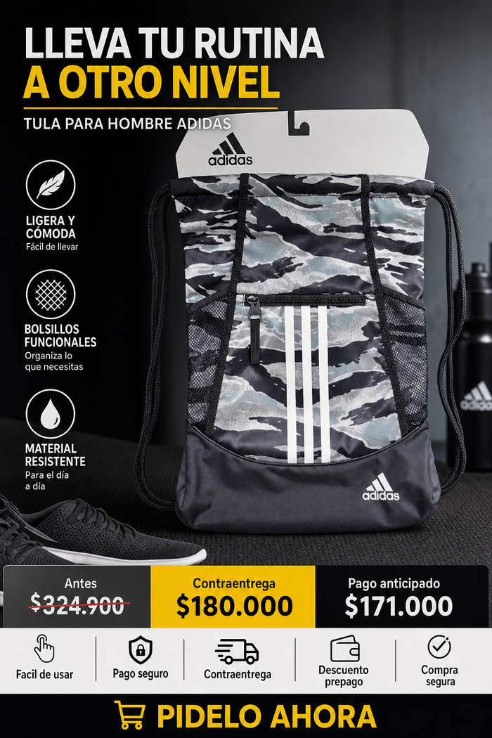 TULA PARA HOMBRE ADIDAS