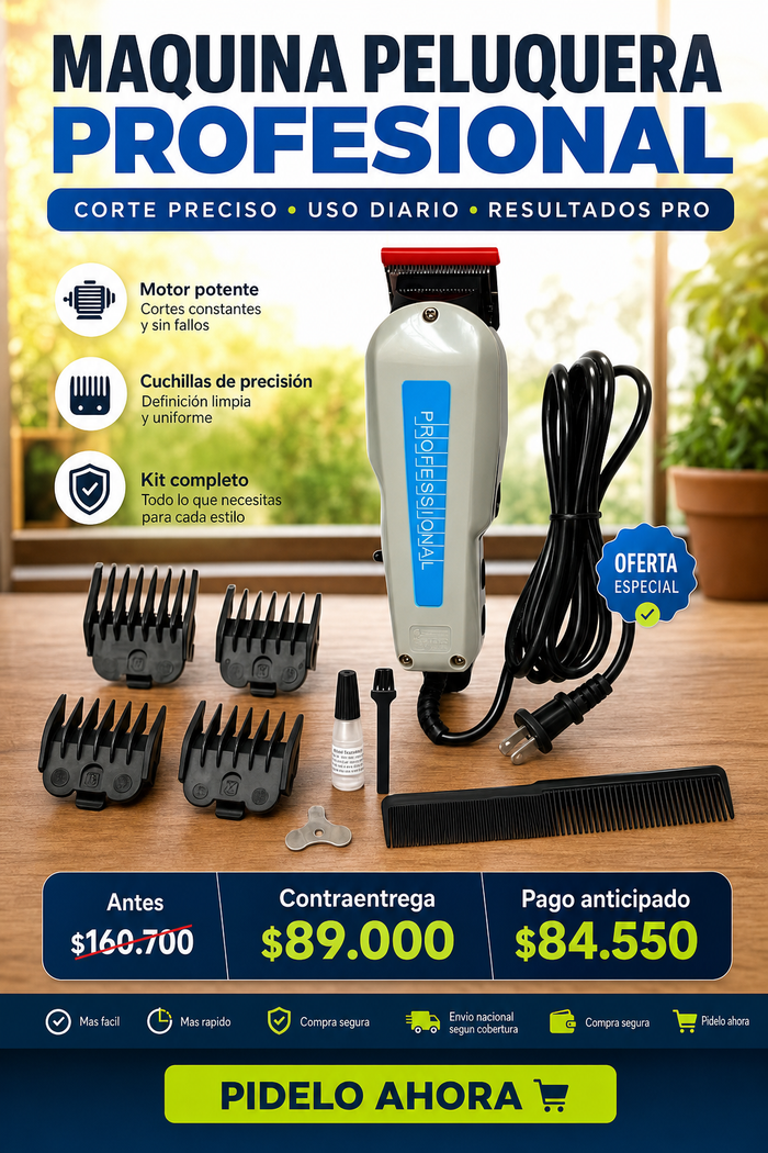 Maquina Peluquera Profesional 2