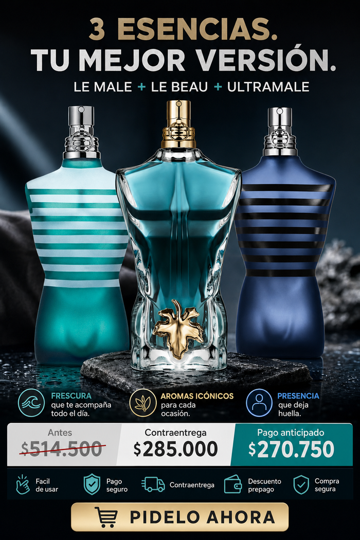 LE MALE + LE BEAU + ULTRAMALE PERFUMES