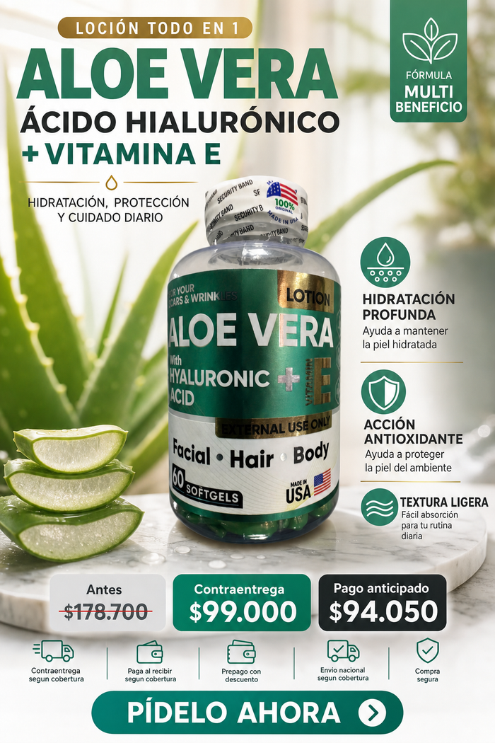 Aloe Vera Acido Hialuronico + vit E 2