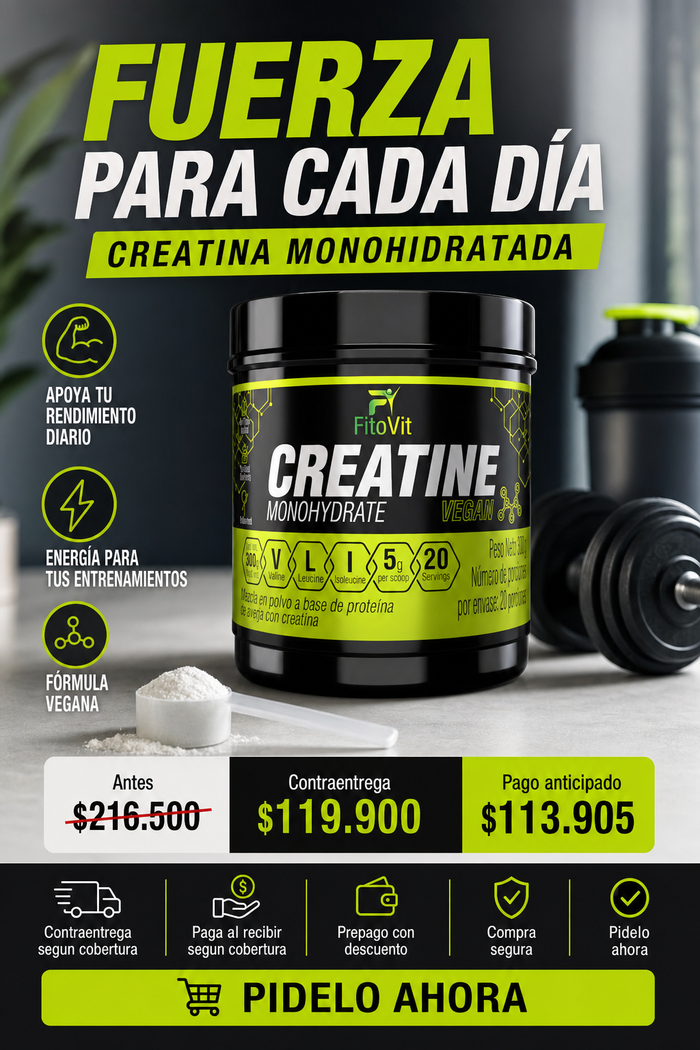 CREATINA MONOHIDRATADA X300GR FITOVIT 3