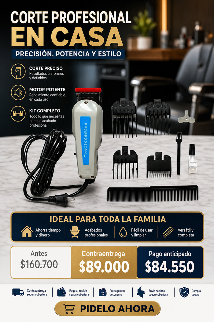 Maquina Peluquera Profesional 3