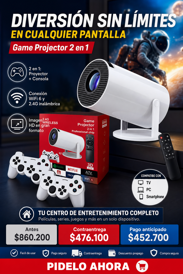 Game Projector 2 en 1