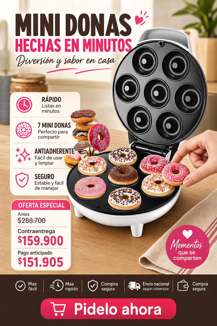 Maquina De Donas Mini Donut Maker 2