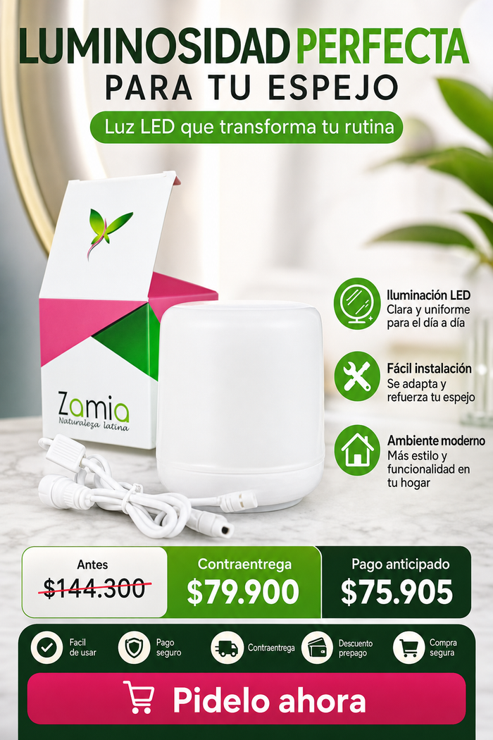 luz led espejo Extensión
