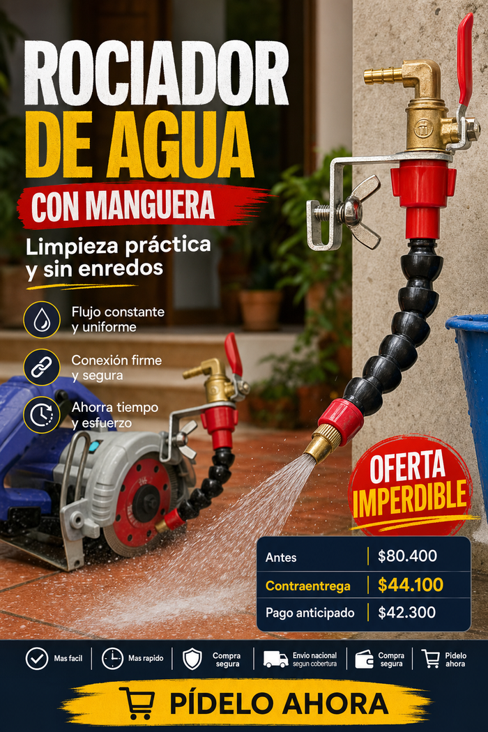 Rociador de agua con Manguera 2