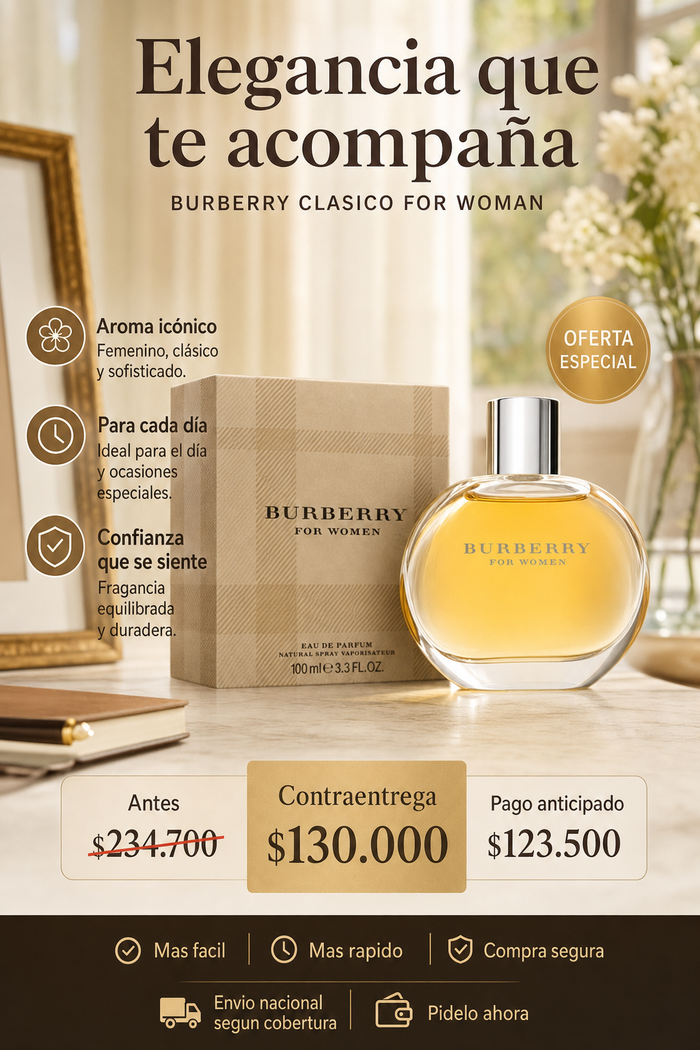 Perfume Burberry Clasico For Woman 2