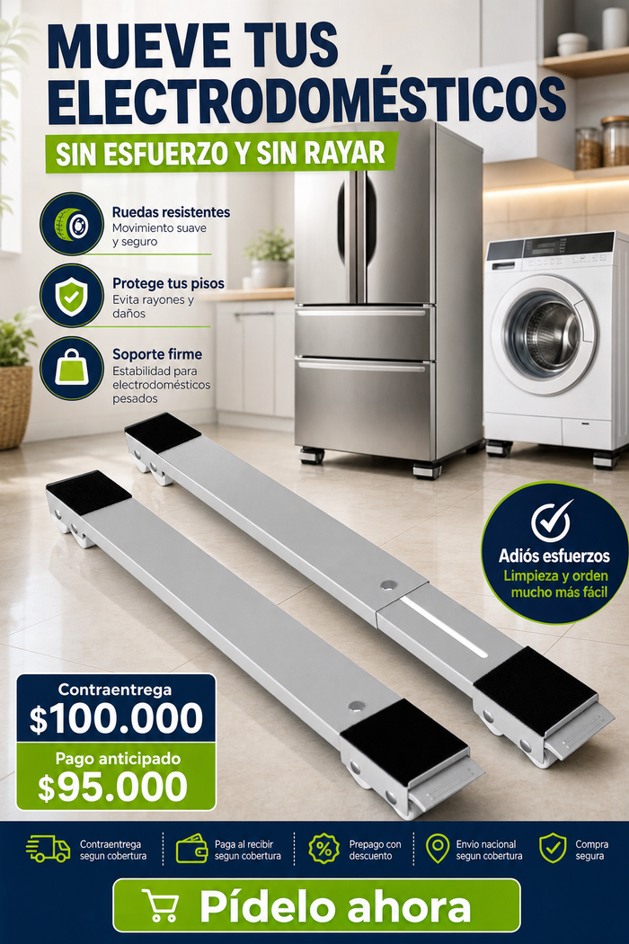 Soportes base con ruedas para electrodom 3