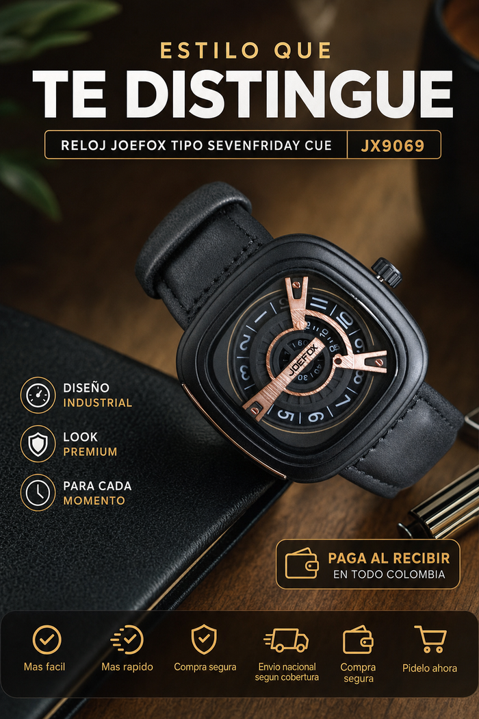 JX9069 RELOJ JOEFOX TIPO SEVENFRIDAY CUE 2